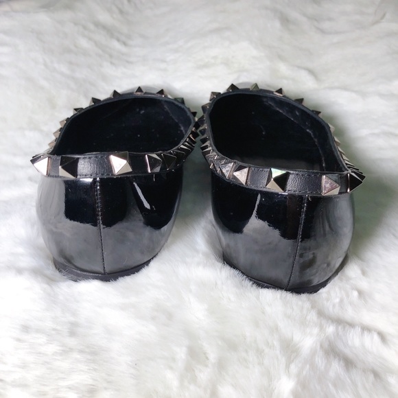 ❤️SOLD❤️Valentino rockstud balle flats black 36.5 - Picture 4 of 7